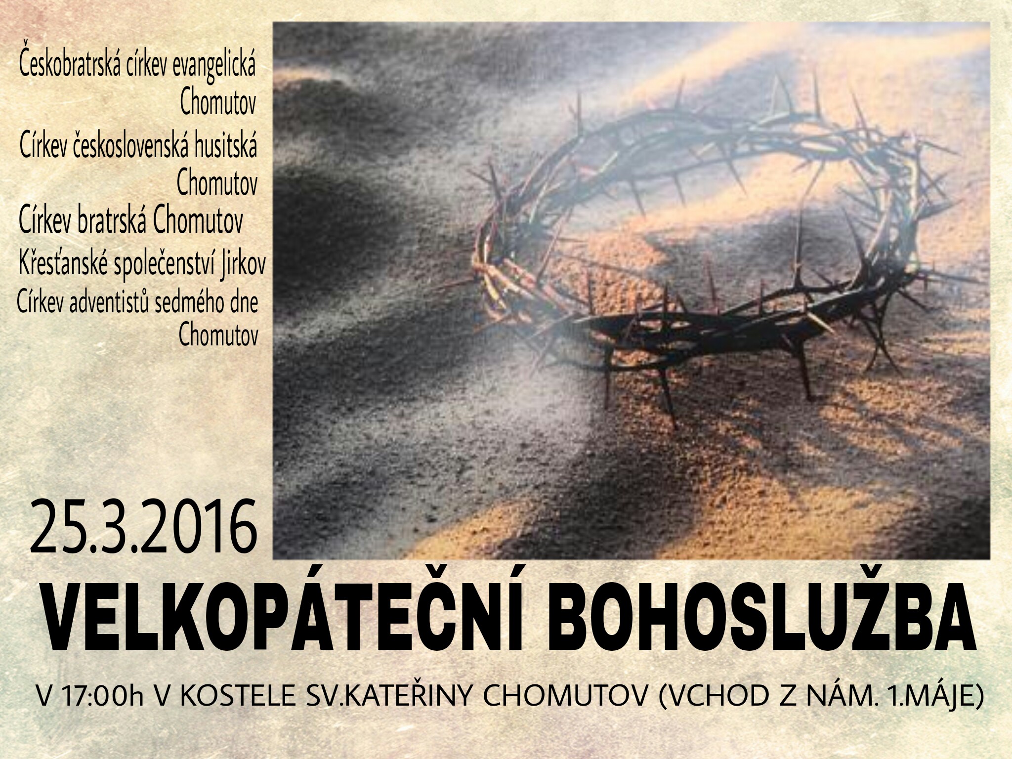 Velkopáteční bohoslužba 2016